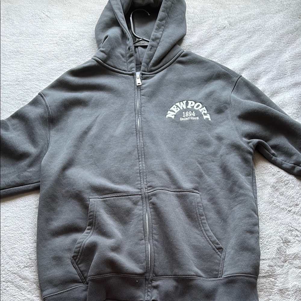 Gray Newport Yacht Club Hoodie